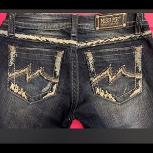 Worn one time very stretchy and signature rise